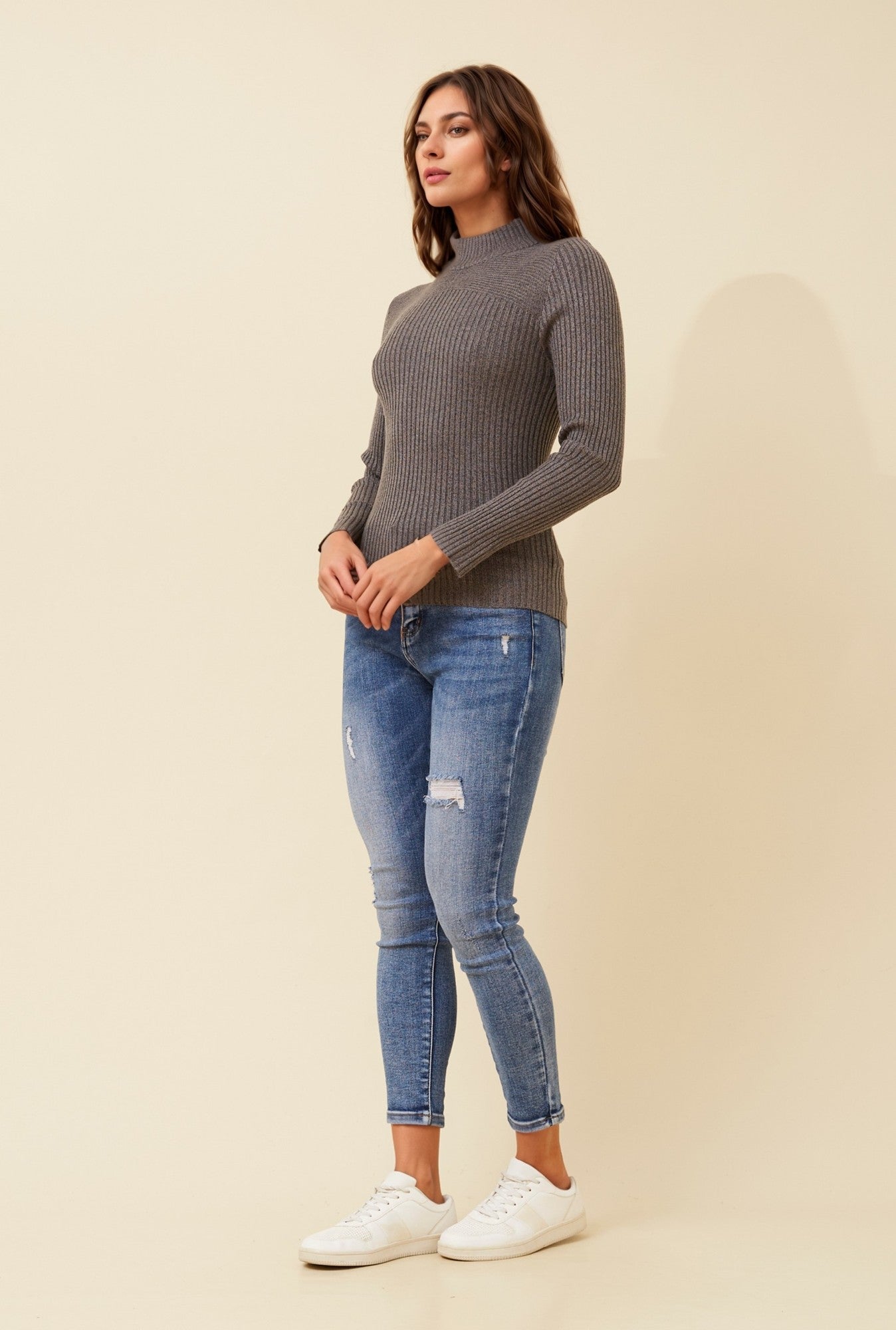 JUNE SOLID KNIT JUMPER