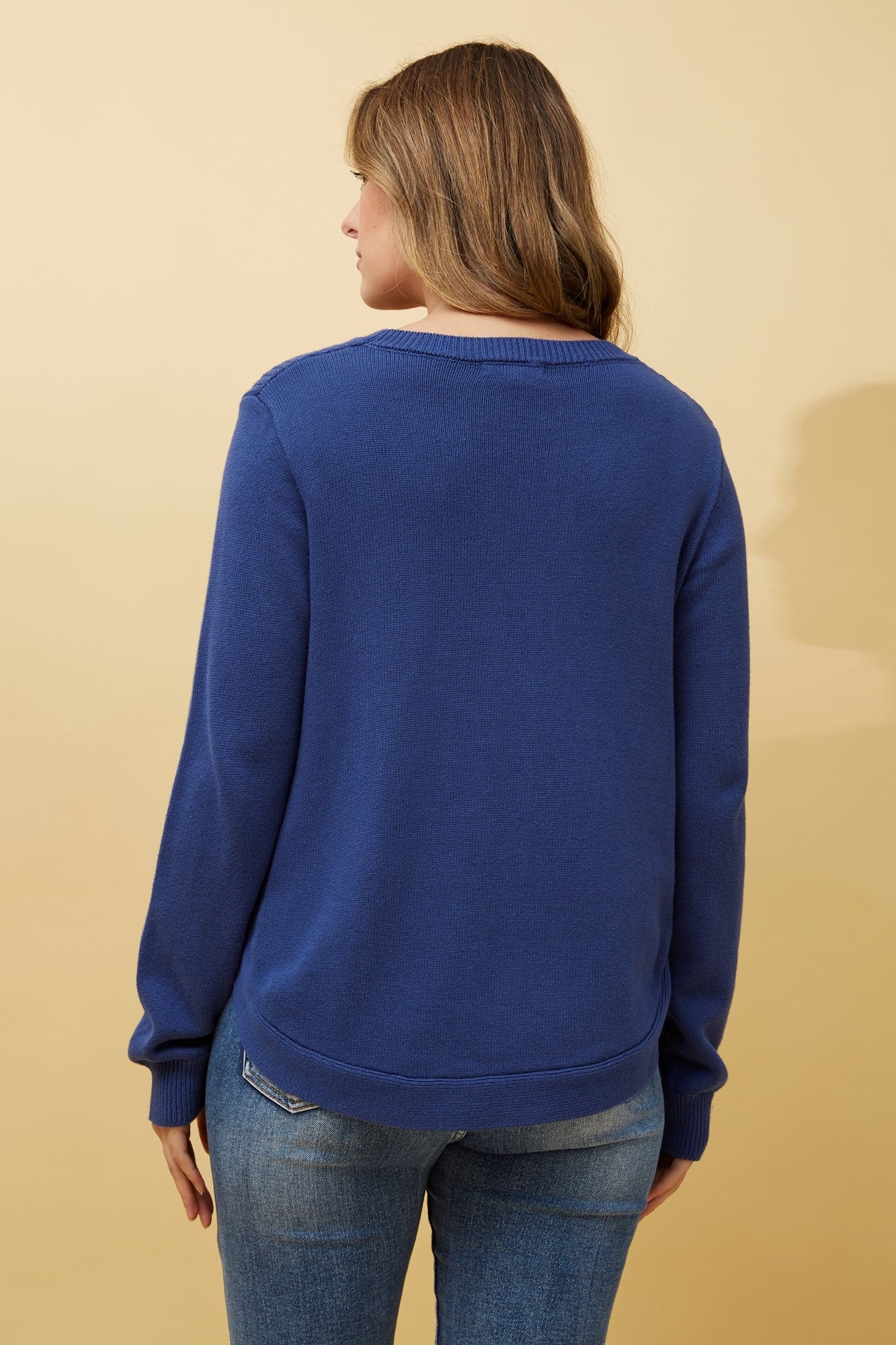 DAPHNE RIBBED KNIT JUMPER