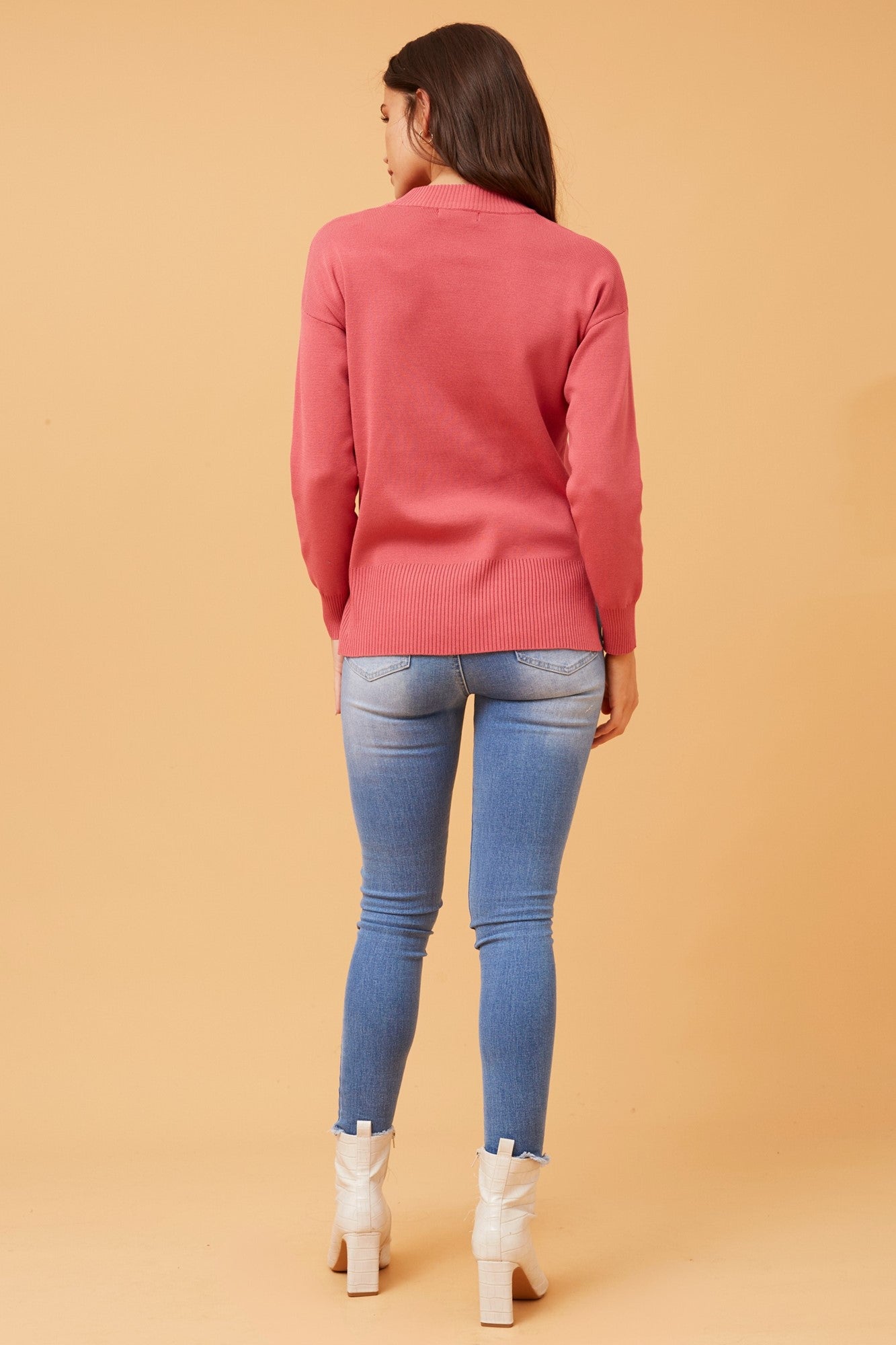FORTUNA SOLID KNIT JUMPER